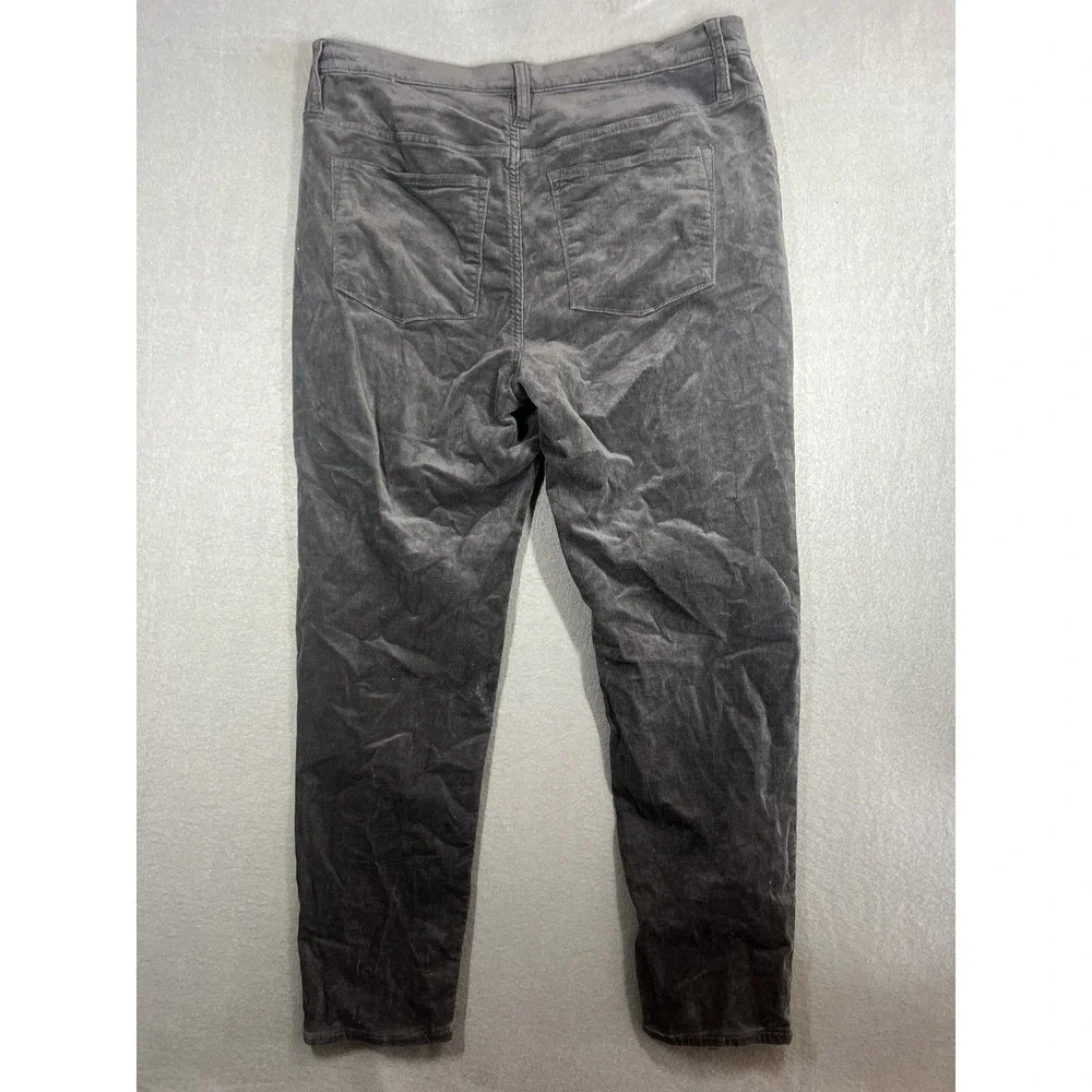 J.Crew Women's Size 32 High-Rise Skinny Corduroy Pants Gray Button Fly - Picture 7 of 7